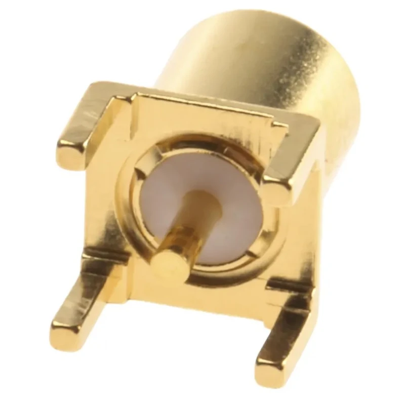 TE Connectivity Coaxial Connector Through Hole MCX 50 Ω Straight Body Solder 829558-4