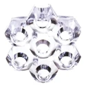 Polymer Optics Modular LED Optics Series 7-Way LED Lens, Polycarbonate, 39.2mm Diameter, 20.2mm Height, 38.5mm Length 263