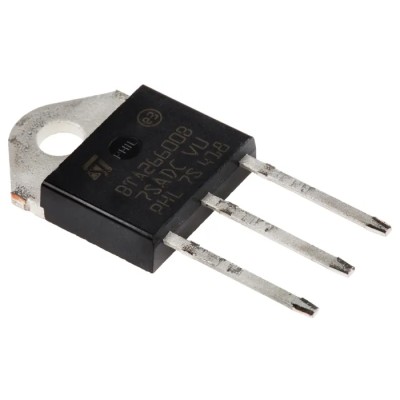 STMicroelectronics Through Hole 3-Pin TRIAC 25A 600V Gate Trigger 1.3V BTA26-600BRG