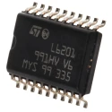 STMicroelectronics Brushed DC Motor Driver IC Full Bridge 48 V 1 A 20-Pin SOIC L6201