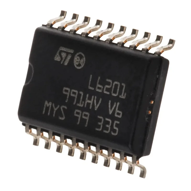 STMicroelectronics Brushed DC Motor Driver IC 48 V 1 A Full Bridge 20-Pin SOIC L6201