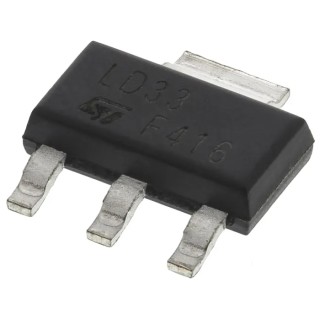 STMicroelectronics Linear Voltage Regulator 15V 800mA 4-Pin SOT-223 Surface Mount LD1117S33TR