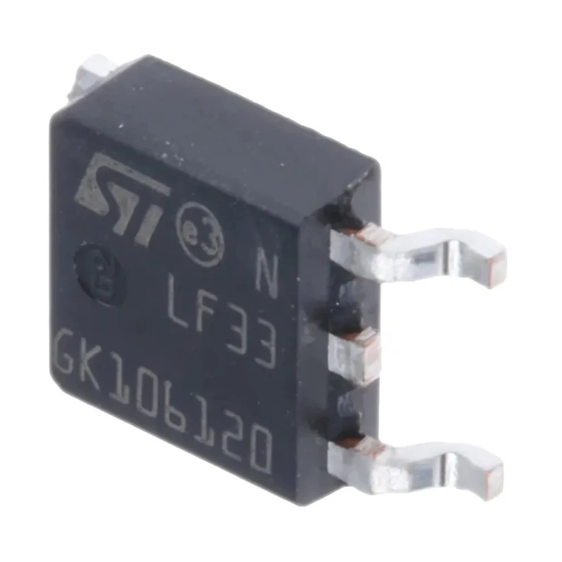 STMicroelectronics Voltage Regulator Surface Mount Positive Polarity 16V 500μA Quiescent Current 3-Pin LF33CDT-TR