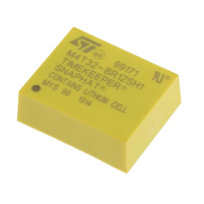 STMicroelectronics Battery Backup IC Lithium Carbon Monofluoride 2.8 V SNAPHAT 4-Pin M4T32-BR12SH1