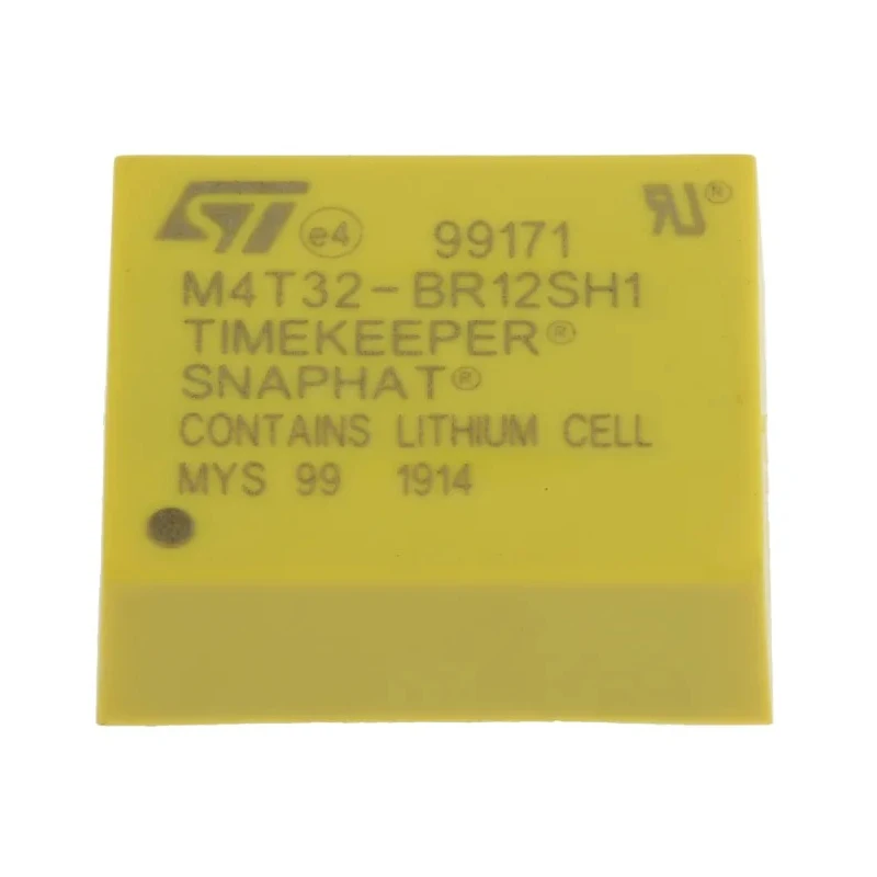 STMicroelectronics Battery Backup IC Lithium Carbon Monofluoride 2.8 V SNAPHAT 4-Pin M4T32-BR12SH1