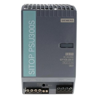 Siemens SITOP PSU300S Switched Mode DIN Rail Power Supply 550V AC Input 24V DC, 20 A Output DC 480W PSU300S