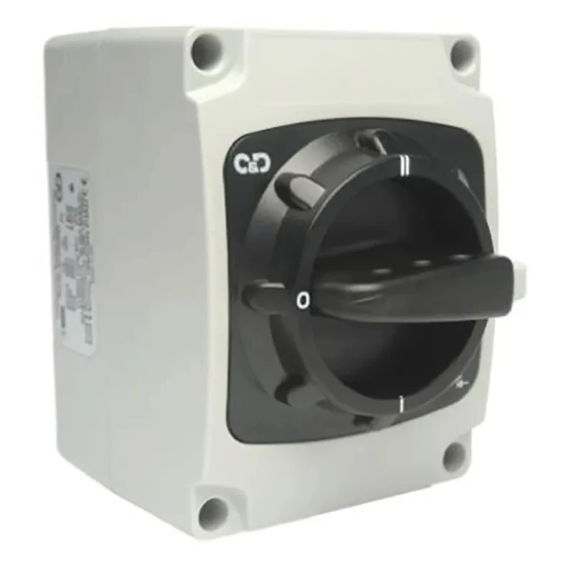 Craig & Derricott 3-Pole Base Isolator Switch IP65, 20A, 63 kW 