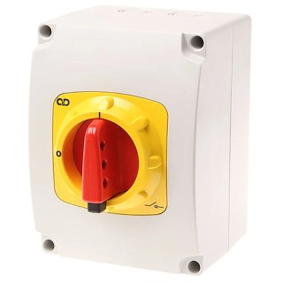 Craig & Derricott 6-Pole Base Isolator Switch IP65, 40A, 51 kW, 3-Phase, Screw Terminal