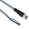 Pepperl + Fuchs Sensor Actuator Cable Female 3 Way Straight to Unterminated PVC Jacket Grey 5 m V3-GM-5M-PVC