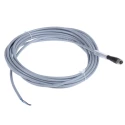 Pepperl + Fuchs Sensor Actuator Cable Female 3 Way Straight to Unterminated PVC Jacket Grey 5 m V3-GM-5M-PVC
