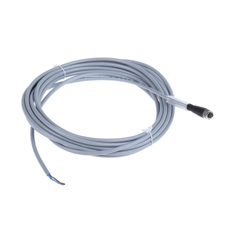 Pepperl + Fuchs Sensor Actuator Cable Female 3 Way Straight to Unterminated PVC Jacket Grey 5 m V3-GM-5M-PVC