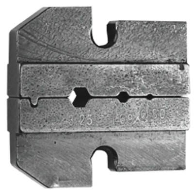 Telegartner XM Crimp Die Set Coaxial Type 3-Way Die Hex Sizes 0.8 mm, 1.69 mm, 3.25 mm Black N01003A0009
