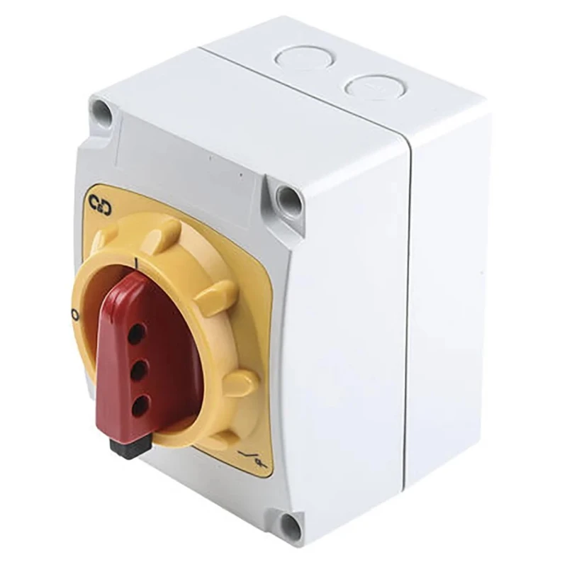 Craig & Derricott 6-Pole Base Isolator Switch IP65, 20A, 59 kW, 690V AC 