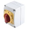 Craig & Derricott 6-Pole Base Isolator Switch IP65, 20A, 59 kW, 690V AC