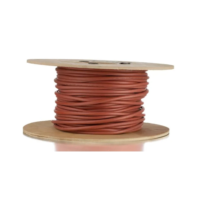 Lapp ÖLFLEX HEAT 180 SiHF Power Cable 3 Cores 16 AWG Unscreened 50 m Brown Red Silicone Rubber Sheath 0046014