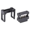 Amphenol Communications Solutions 8-Way 2 Row Shrouded IDC Female Connector for Cable 89361-708SLF