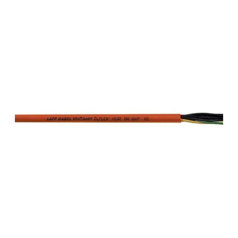 Lapp ÖLFLEX HEAT 180 SiHF Power Cable, 4 Cores 16 AWG, Unscreened, 50 m Length, Silicone Rubber Brown and Red Sheath 00460153