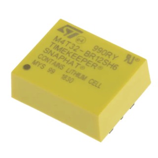 STMicroelectronics Battery Backup IC Lithium-CF Through Hole SNAPHAT 4-Pin 3 V to 2.8 V M4T32-BR12SH6