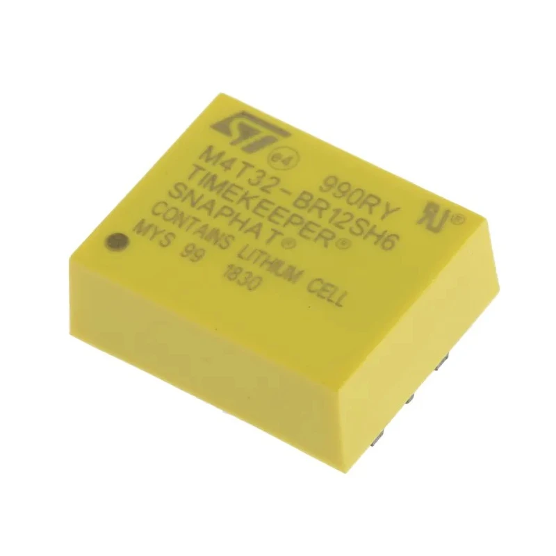 STMicroelectronics Battery Backup IC Lithium-CF Through Hole SNAPHAT 4-Pin 3 V to 2.8 V M4T32-BR12SH6