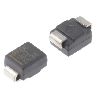 STMicroelectronics 1-Element Uni-Directional TVS Diode, 600 W, 2-Pin DO-214 SMBJ5.0A-TR