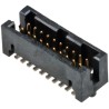 Amphenol ICC Rib-Cage Series Straight Surface PCB Header, 20 Contacts, 1.27 mm Pitch, 2 Row, Shrouded 87409-110LF