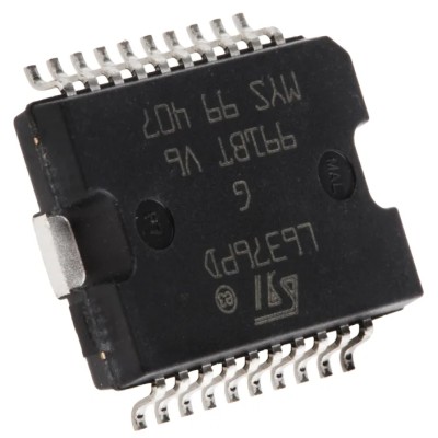 STMicroelectronics High Side 4-Channel Power Switch IC PowerSO 20-Pin 9.5-35V 500mA L6376D