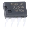 STMicroelectronics SO-8 5-Channel PWM Controller 8-Pin, 500 kHz, 3V, Through Hole UC3844BN