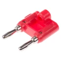 Mueller Electric Red Male Banana Plug 15A Nickel Plating BU-00247-2