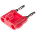 Mueller Electric Red Male Banana Plug 15A Nickel Plating BU-00247-2