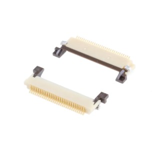 Hirose FPC Connector FH12 0.5 mm Pitch 30 Way Right Angle Female, Surface Mount, Solder Termination 