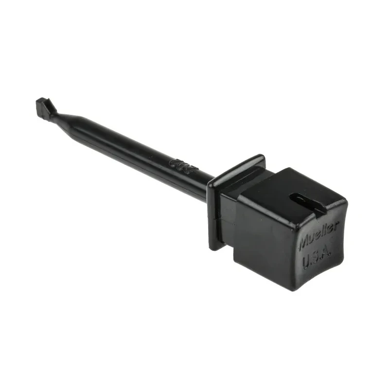 Mueller Electric Black Plunger Clip Hook Clip 1kV 10A BU-00202-0