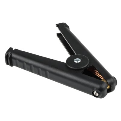 Mueller Black Crocodile Clip Copper Contact 400A Insulated BU-102W-0