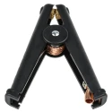 Mueller Black Crocodile Clip Copper Contact 400A Insulated BU-102W-0