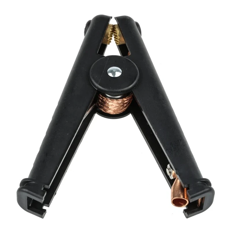 Mueller Black Crocodile Clip Copper Contact 400A Insulated BU-102W-0