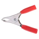 Mueller Electric Red Crocodile Clip Nickel Plated Steel Contact Insulated BU-40A-2