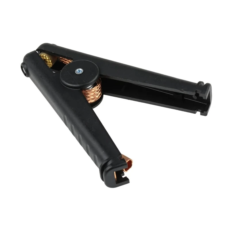 Mueller Black Crocodile Clip Copper Contact 400A Insulated BU-102W-0