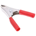 Mueller Electric Red Crocodile Clip Nickel Plated Steel Contact Insulated BU-40A-2
