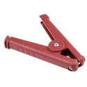 Mueller Electric Red Crocodile Clip Copper Contact Insulated 400A Current BU-102W-2