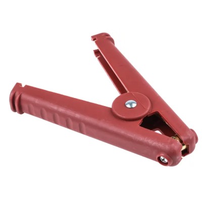 Mueller Electric Red Crocodile Clip Copper Contact Insulated 400A Current BU-102W-2