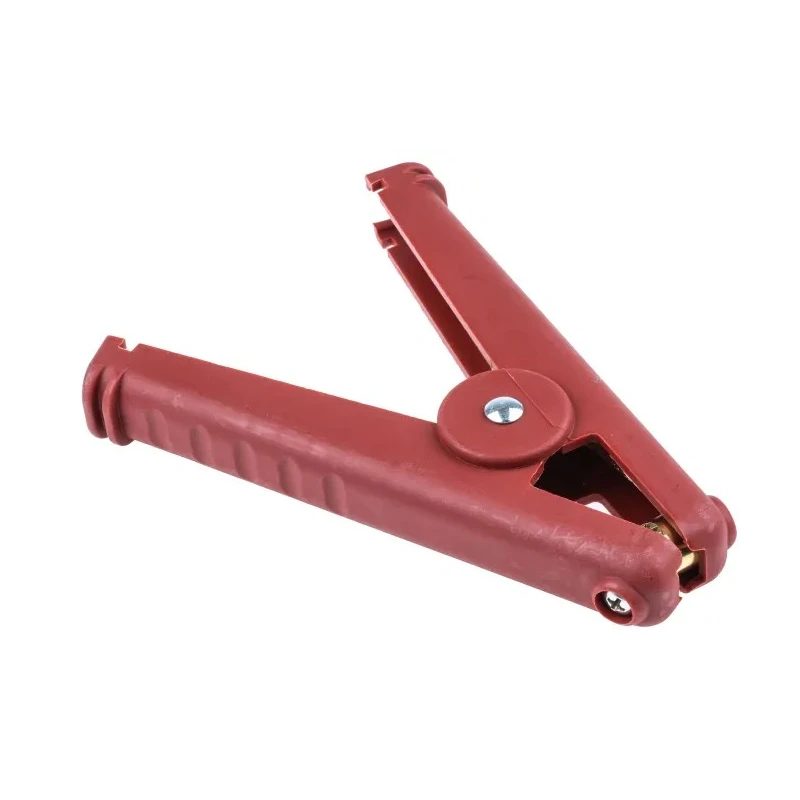 Mueller Electric Red Crocodile Clip Copper Contact Insulated 400A Current BU-102W-2