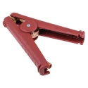 Mueller Electric Red Crocodile Clip Copper Contact Insulated 400A Current BU-102W-2