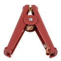 Mueller Electric Red Crocodile Clip Copper Contact Insulated 400A Current BU-102W-2