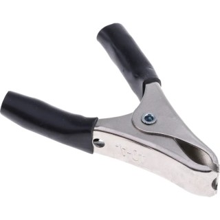 Mueller Electric Black Crocodile Clip Nickel Plated Steel Contact 15A Insulated BU-40A-0