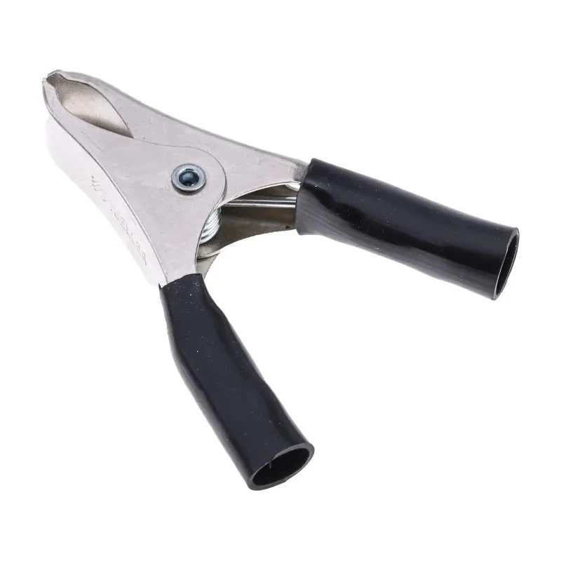Mueller Electric Black Crocodile Clip Nickel Plated Steel Contact 15A Insulated BU-40A-0