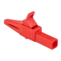 Mueller Electric Red Crocodile Clip Nickel Plated Steel Contact 30A Insulated BU-65-2