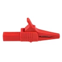 Mueller Electric Red Crocodile Clip Nickel Plated Steel Contact 30A Insulated BU-65-2