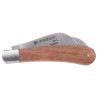 Facom Twin-Blade Electrician Knife 180mm Overall Length, 100mm Closed Length, Stainless Steel Blades, Rosewood Handle 843