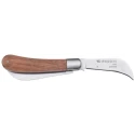 Facom Twin-Blade Electrician Knife 180mm Overall Length, 100mm Closed Length, Stainless Steel Blades, Rosewood Handle 843