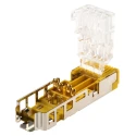 HARTING Han 3A RJ45 Series RJ45 Connector Male Cable Cat6 Shielded Straight 1 Port 8 Way 09451251560