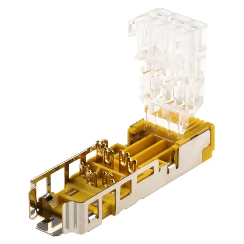 HARTING Han 3A RJ45 Series RJ45 Connector Male Cable Cat6 Shielded Straight 1 Port 8 Way 09451251560